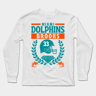 Miami Dolphins Brooks 33 Edition 2 Long Sleeve T-Shirt